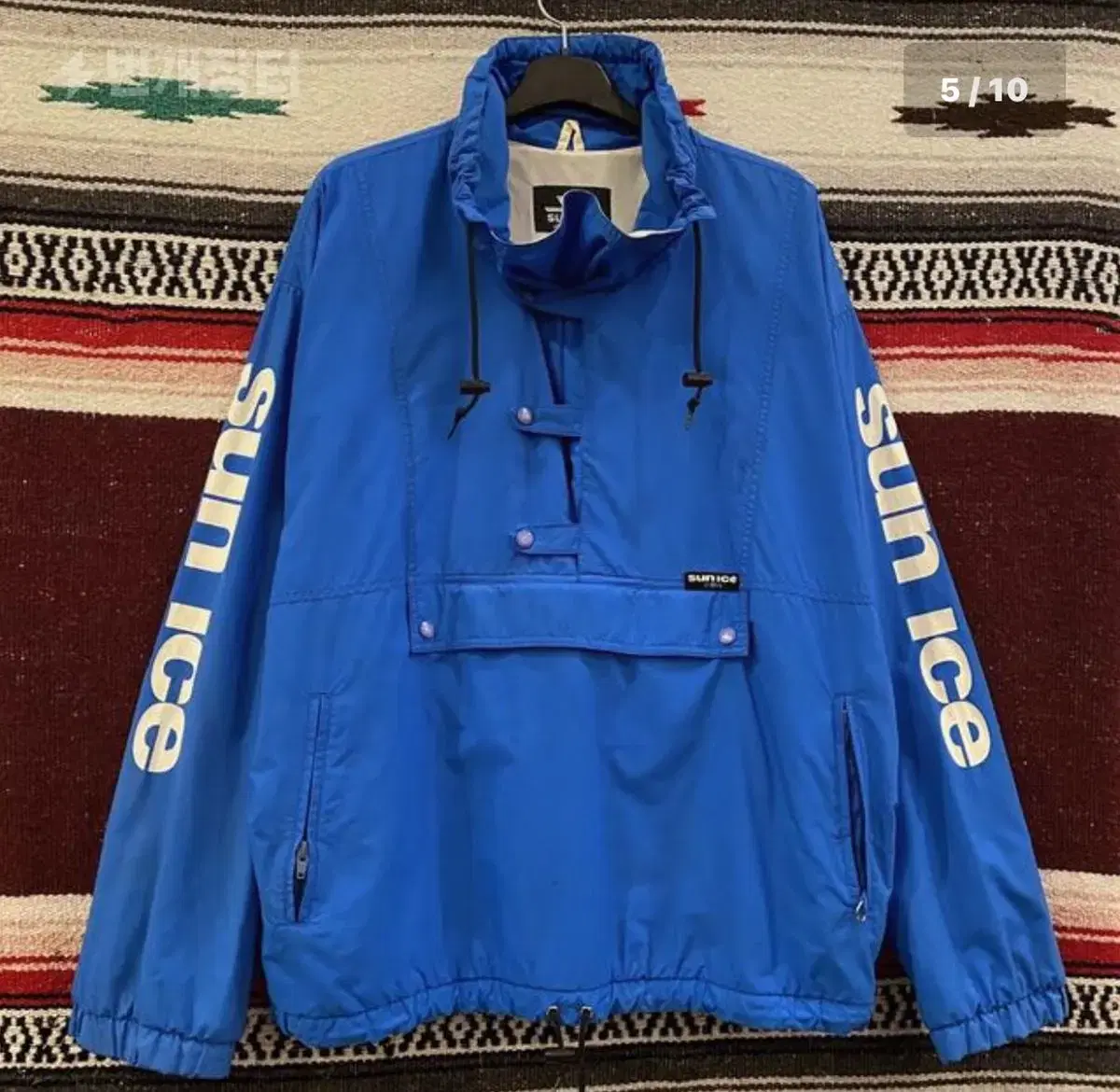 90s Made in usa 미국빈티지 SUN ICE 아노락 바람막이